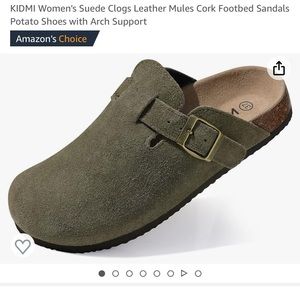 Green Mule Clogs (off brand Birkenstocks!)